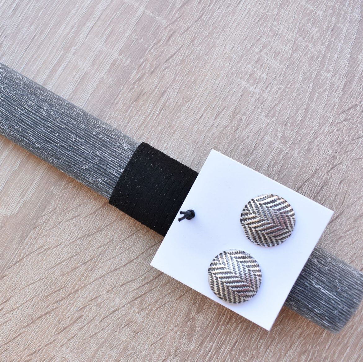 Picture of Easter candle earrings silver plated