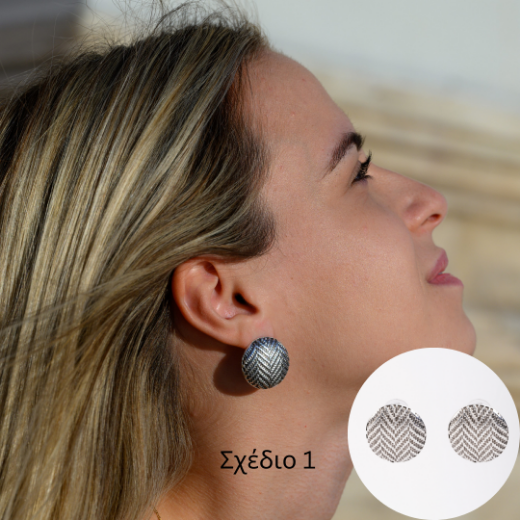 Picture of Easter candle earrings silver plated