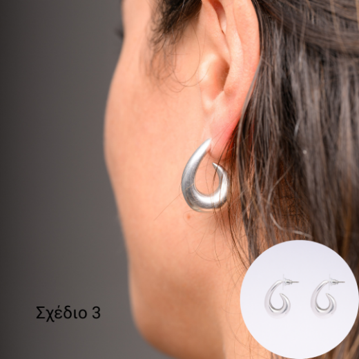 Picture of Easter candle earrings silver plated