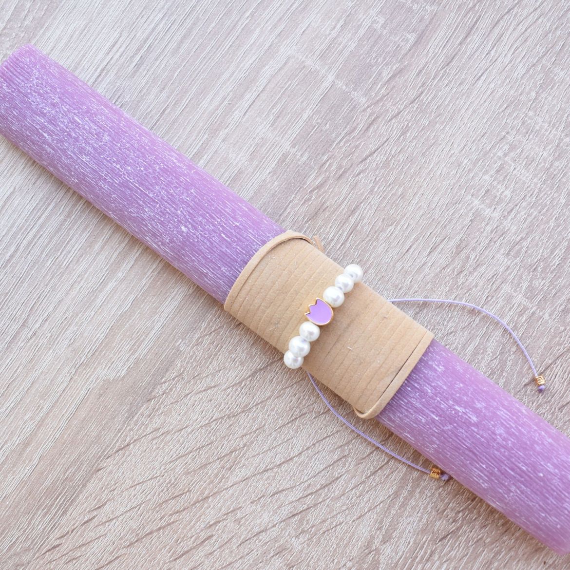 Picture of Easter candle bracelet tulip