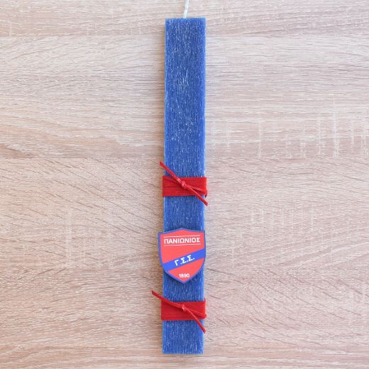 λαμπάδα για αγόρι με διακοσμητικό Πανιώνιο