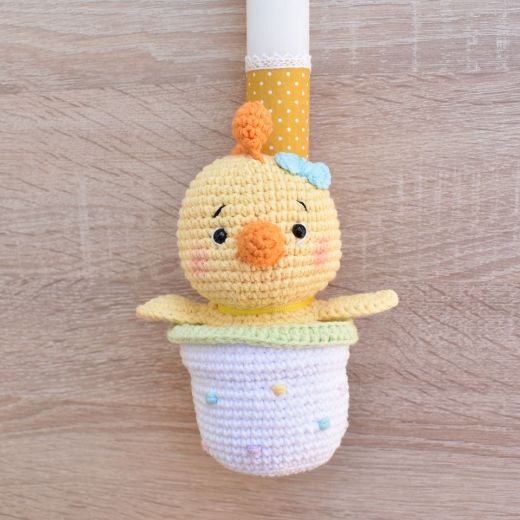 Picture of Easter candle chick