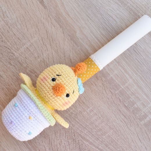 Picture of Easter candle chick