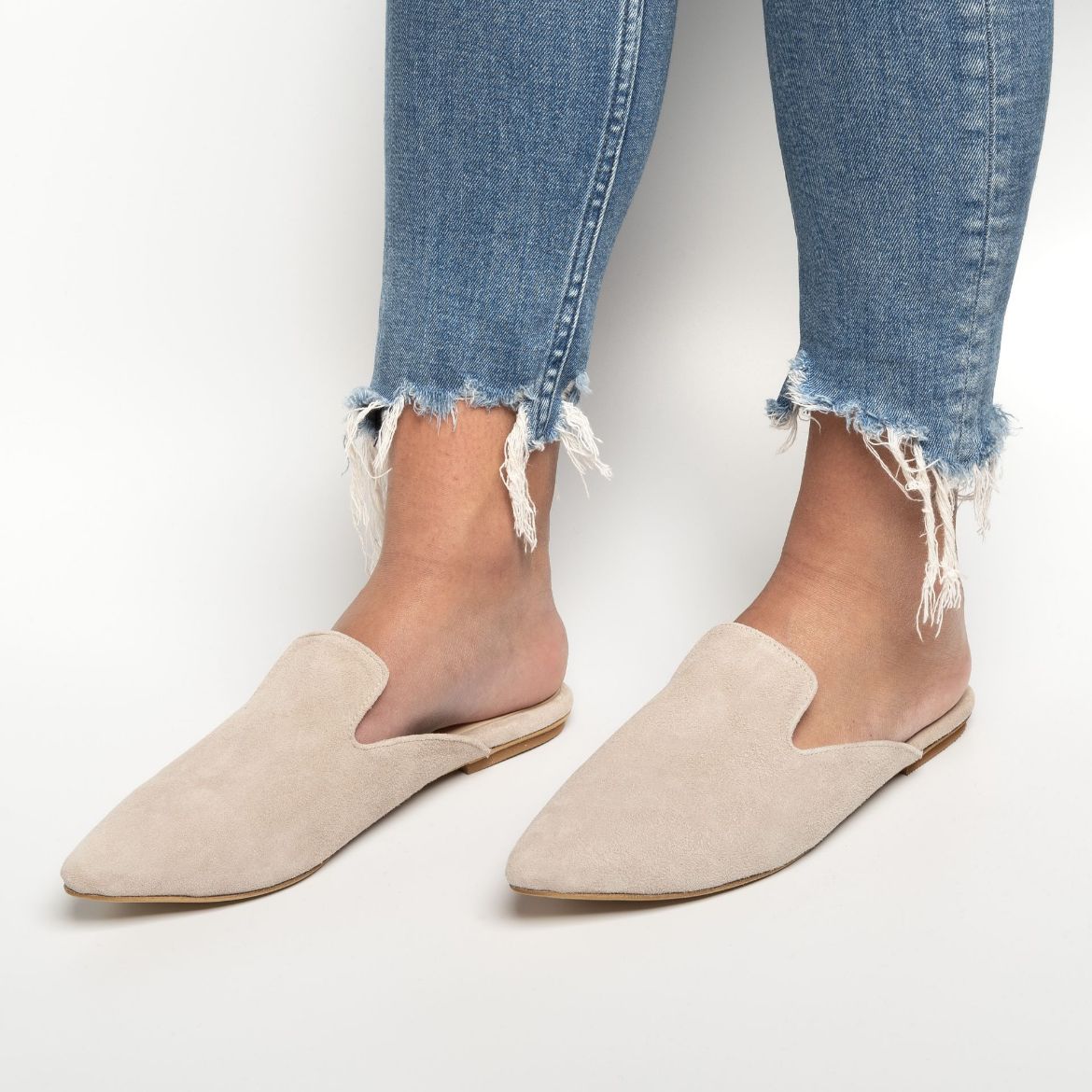 Picture of Μules suede beige