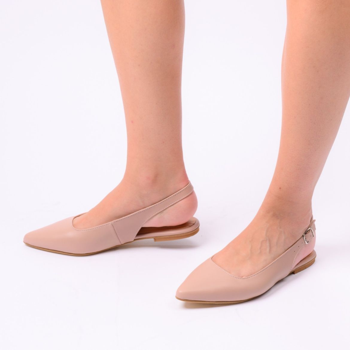 pink ballerina flats women leather