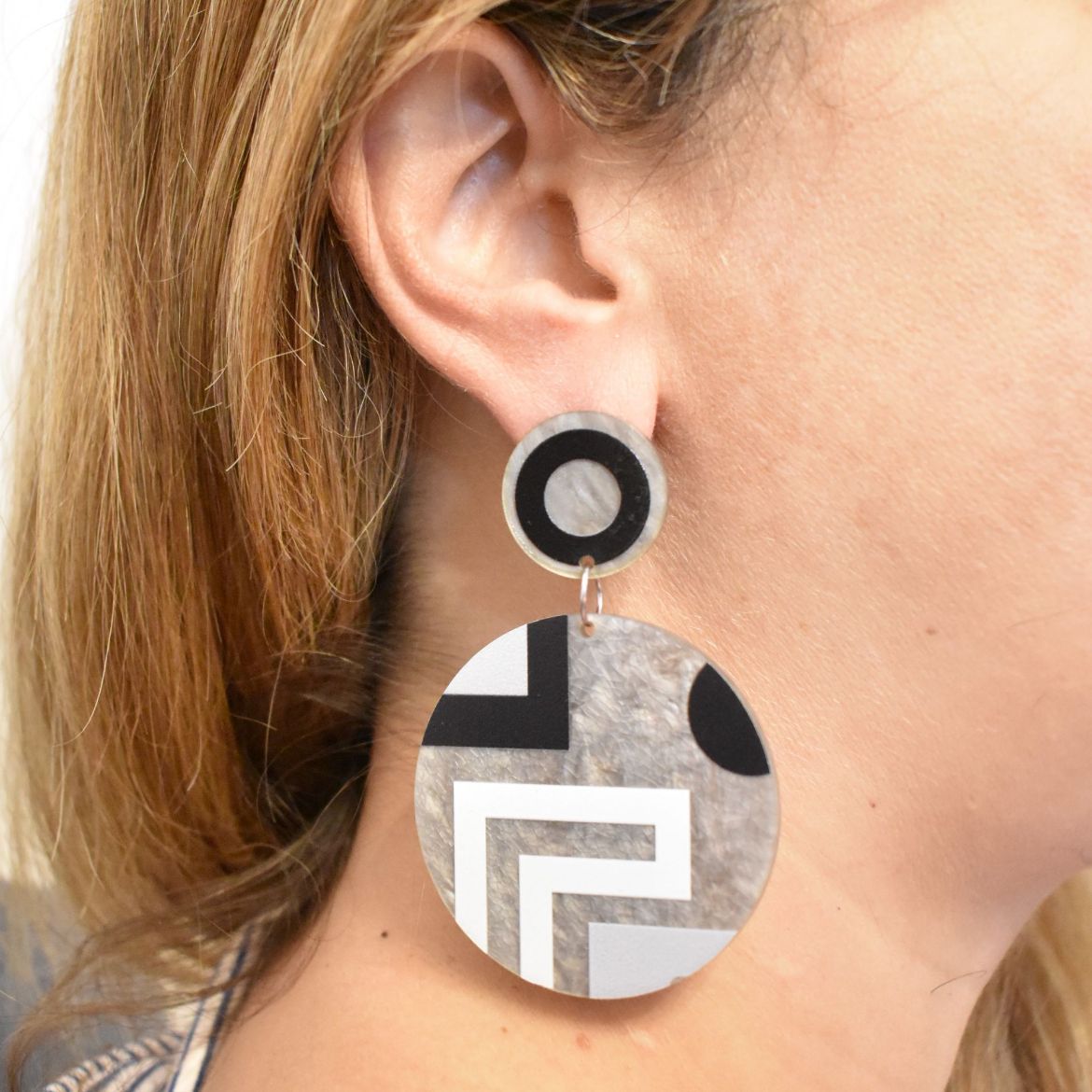 Picture of Earrings with two circles