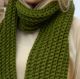 Picture of Chunky scarf olive green