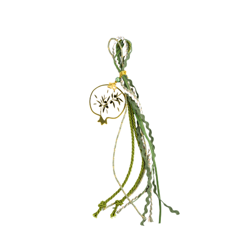 Εικόνα της Κρεμαστό γούρι ρόδι λαδί