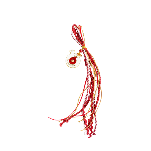 Εικόνα της Κρεμαστό γούρι ρόδι άσπρο