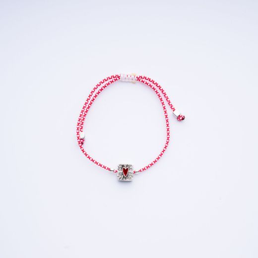 Εικόνα της Μαρτάκι καρδιά ασημί