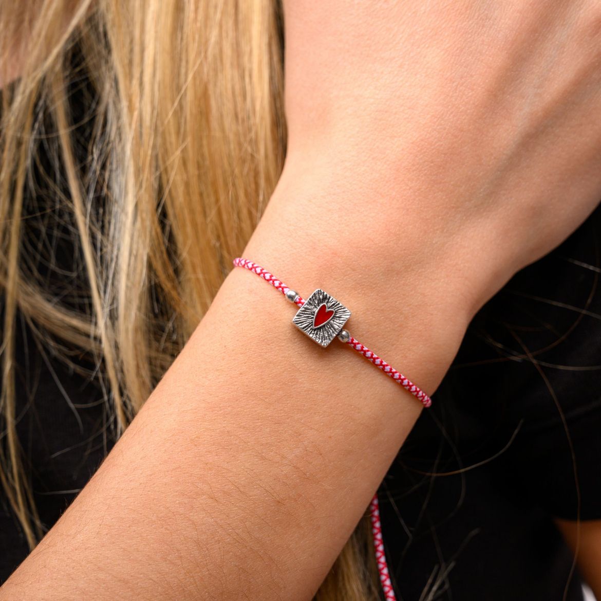 Εικόνα της Μαρτάκι καρδιά ασημί