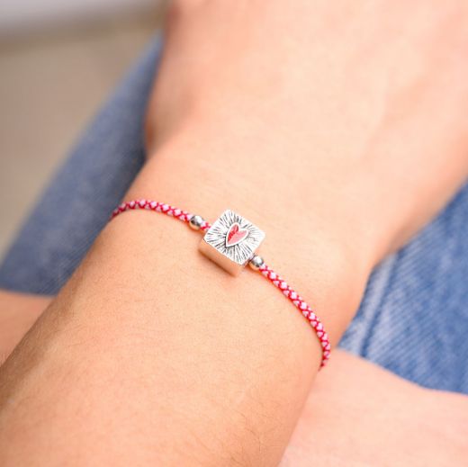 Εικόνα της Μαρτάκι καρδιά ασημί