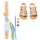 Picture of Set sandals and easter candle carrot