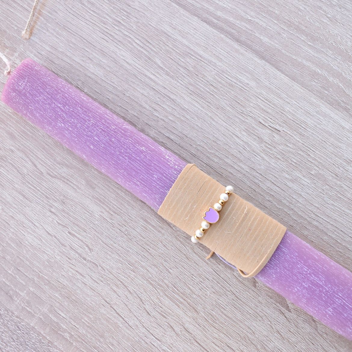 Picture of Easter candle bracelet tulip