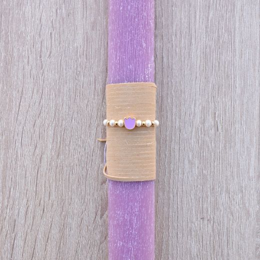 Picture of Easter candle bracelet tulip