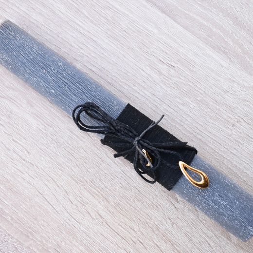 black greek easter lambathes for women with gold drop necklace, greek easter lambada women's style