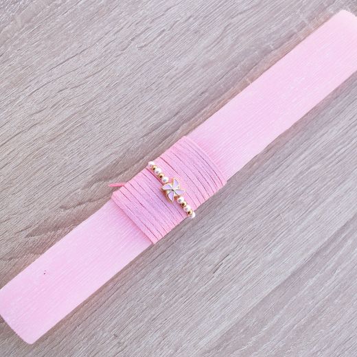 λαμπάδες για γυναίκες σε ροζ χρώμα με κόσμημα ανεμόμυλο, λαμπάδα γυναικεία