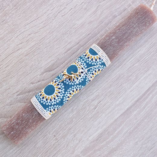 λαμπάδες πασχαλινές γυναικείες σε μπεζ χρώμα με κοράλλι, λαμπάδα για γυναίκα