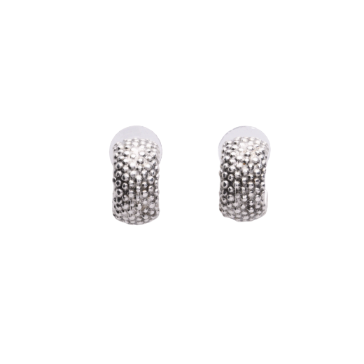 unique antique silver hoops Vera