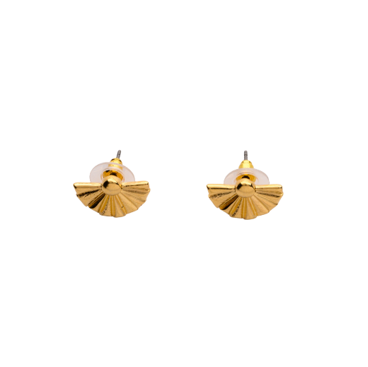 gold ray earrings for women