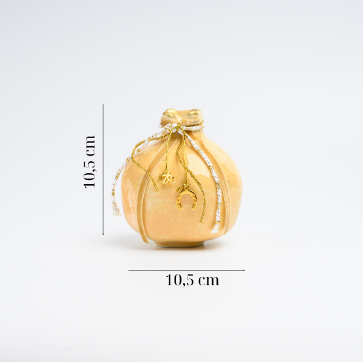 Picture of Beige ceramic pomegranate gouri 2027