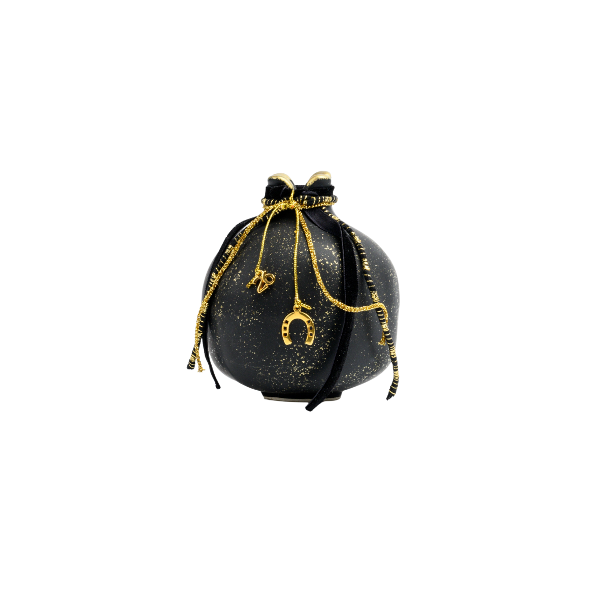 Picture of Black ceramic pomegranate gouri 2027
