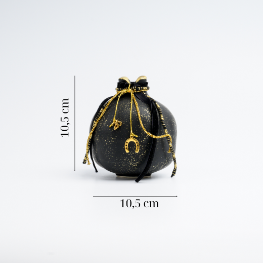 Picture of Black ceramic pomegranate gouri 2027