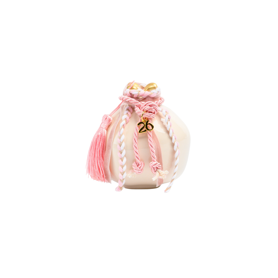 Picture of Pink ceramic pomegranate gouri 2027
