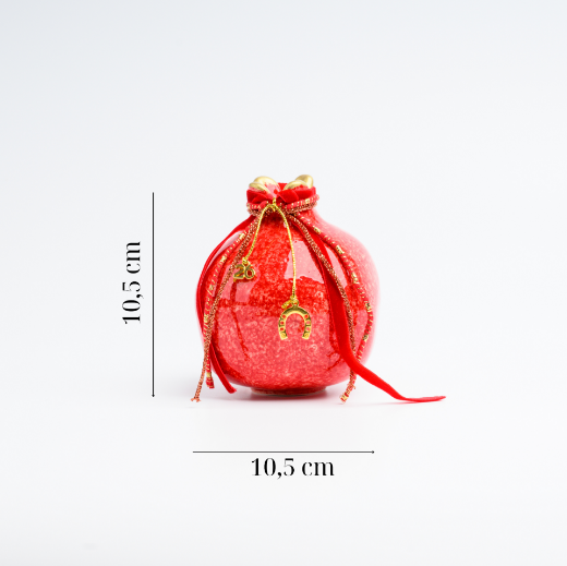 Picture of Red ceramic pomegranate gouri 2027
