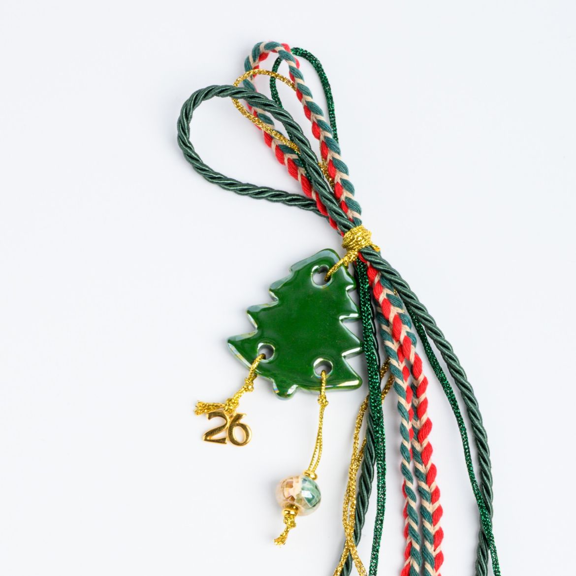 Picture of Green ceramic tree hanging gouri 2027