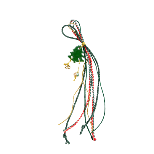 Picture of Green ceramic tree hanging gouri 2027