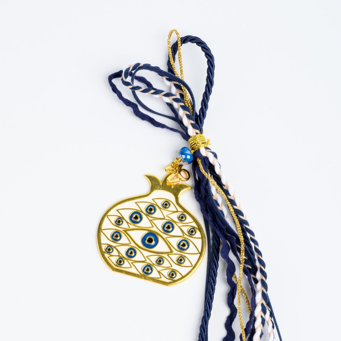 Picture of Metal pomegranate hanging gouri 2027 with evil eyes