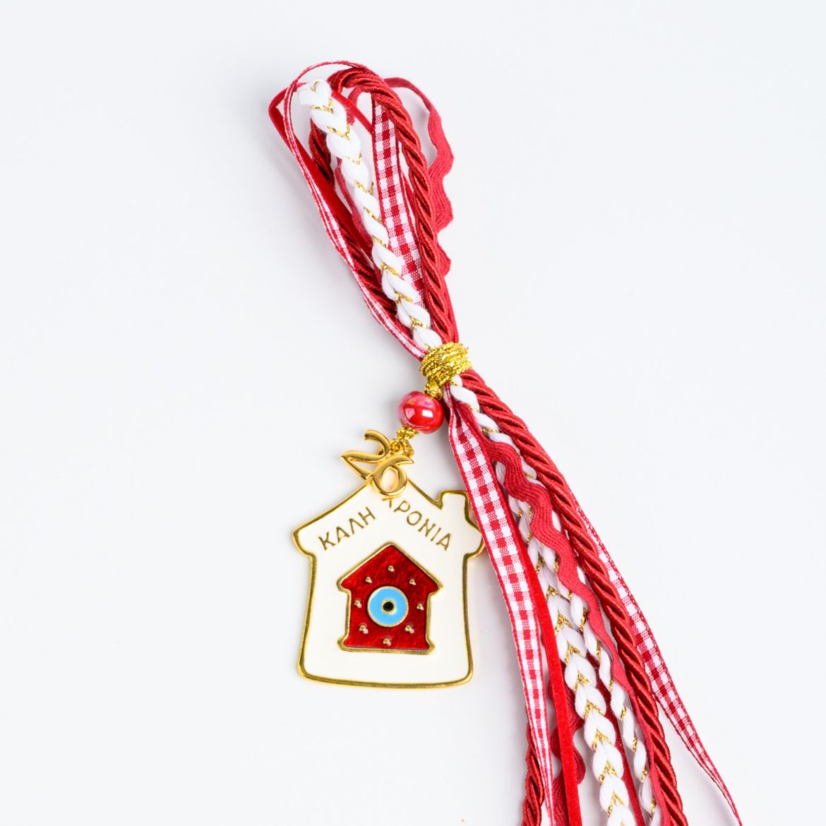 Picture of White metal house hanging gouri 2027 with evil eye