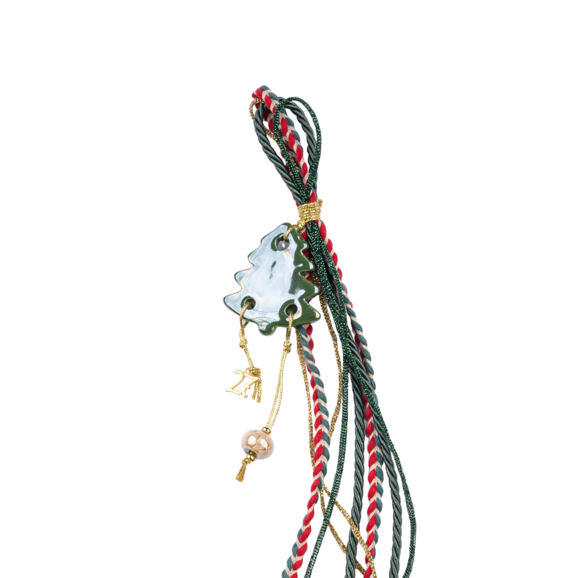 Picture of Green ceramic tree hanging gouri 2027