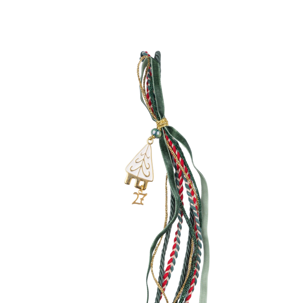 Picture of White metal tree hanging gouri 2027