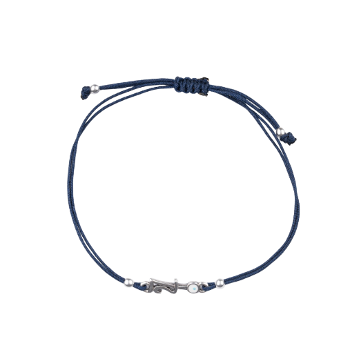 Picture of Handmade gouri bracelet 2027 with small silver-plated evil eye