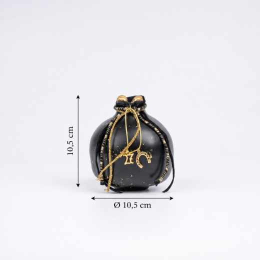 Picture of Black ceramic pomegranate gouri 2027