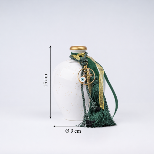 Picture of Dark green ceramic money box gouri 2027