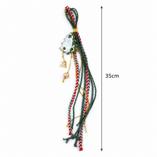 Picture of Green ceramic tree hanging gouri 2027